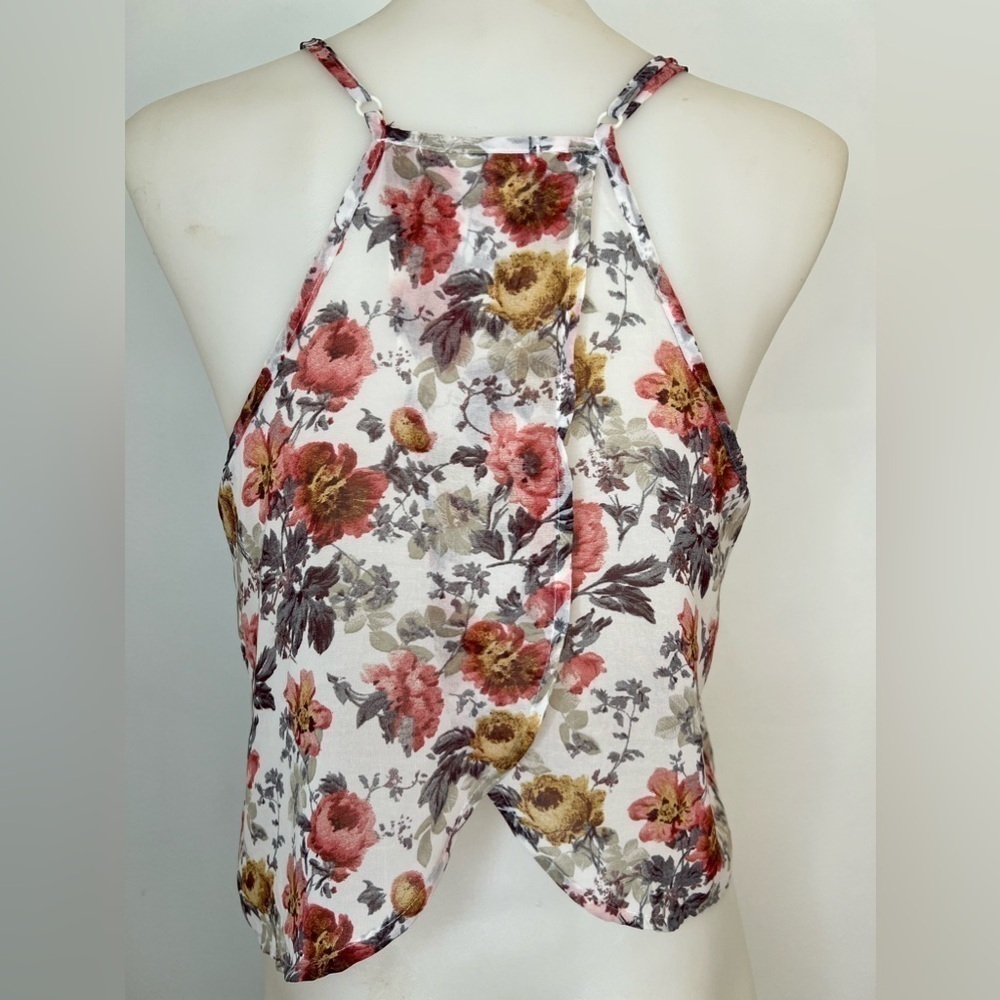 Very Cute Ambiance Apparel Floral Sheer Medium top - Picture 2 of 7